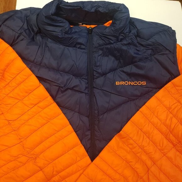 NFL Denver Broncos 3 in 1 Systems Jacket Mens 5XL Embroidered Logo MultiColor - Picture 2 of 7